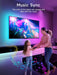 LED Lights for TV, 16.4ft TV LED Backlight for 45-75 Inch TVs, RGB TV Backlight Behind with Music Sync, Smart APP and Button Control Strip Lights USB Powered for Bedroom/Gaming