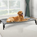 Outdoor Elevated Dog Bed for Large Sized Dogs, No-Tool Assembly.