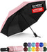 Windproof Automatic Travel Umbrella, Compact Folding UV Sun & Rain