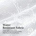 Waffle Shower Curtain 256 GSM Heavy Duty Fabric 72"x72" White