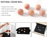 Clear Garment Bags for Hanging Clothes, 60 Inch, 7 Pack with 5 Cedar Balls