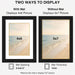 5x7 Picture Frames Set of 10 for Wall or Tabletop Display, Black