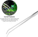 4PCS Aquascape Tool Aquarium Kit with Tweezers Scissors Scraper