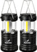 Camping Lights LED Lantern Flashlights, Battery Operated Lamp Tent Lanterns for Power Outages, Camping Essentials Outdoor,Home,Emergency Gear, Hurricane Survival (3 AAA batteries not included)