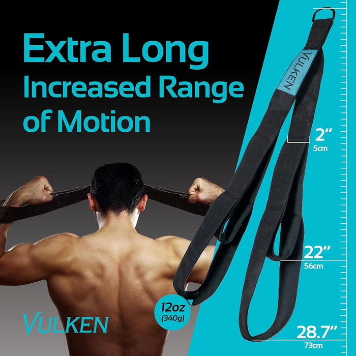 Tricep Rope Cable Attachment. 28.7 Inch & 22 Inch Two Lengths Built in One Pull Down Rope