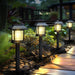 Solar Lights Outdoor,12 Pack 3000K Waterproof Auto On/Off Solar Pathway Lights for Your Garden, Landscape, Path, Yard, P