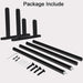 Double Towel Bar, 24Inch Towel Rack for Bathroom, Stainless Steel Double Bath Towel Bar, Wall Mounted Towel Holder, Double Towel Rod Towel Rail Hanger for Wall, Kitchen (Matte Black)