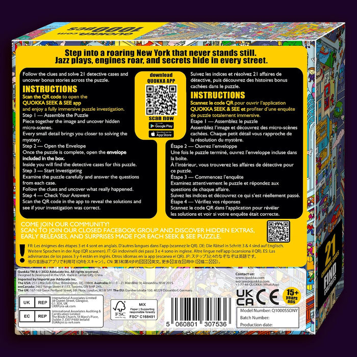 1000 Piece Puzzles for Adults - Jigsaw Puzzles 1000 Pieces for Adults