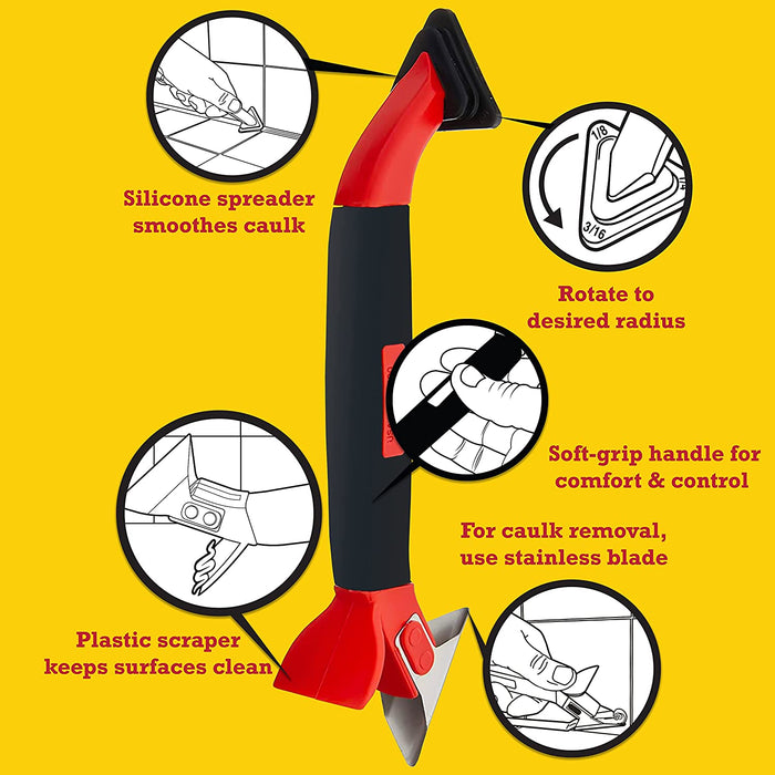 CT31 3-in-1 Caulk Tool for Removal and Application