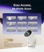 Mini Projector with Wifi and Bluetooth, Portable 4K Support, Android 14/ Auto Keystone, HY300Pro Small Smart Proyector f