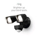 Floodlight Wired — Motion-activated floodlight, bright LEDs, works with Amazon Sidewalk, Black