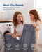 King Fitted Sheet, Ultra Soft Fits Up to 15 Inch Deep Pocket, Grey