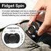 3-in-1 Fidget Toys Adults Kids: Spinner, Slider & Clicker