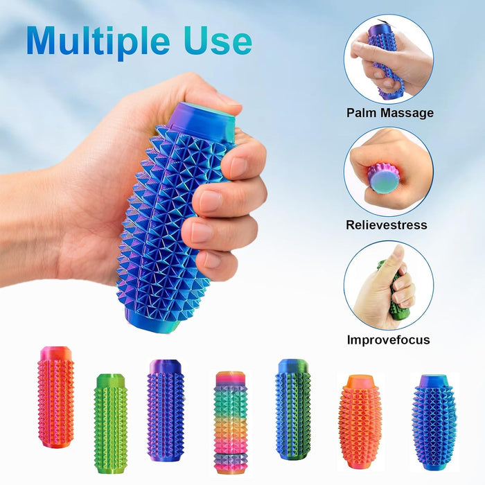 3PCS Little Ouchies Spiky Fidget Keychain for Adult Anxiety Relief