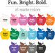 , Vibrant Spectrum Collection Acrylic Craft Paint, Promoabiii, each, 16 assorted matte colors, 2 Fl Oz, 16 Count