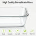 10 Sets 36 oz & 12 oz Glass Food Storage Containers with lids, Gray