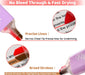 Pastel Highlighters, Cute 4 Pack 16 Colors Dual Tip No Bleed