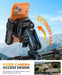 Motorcycle Phone Mount Anti-Theft, Camera-Friendly Bike Phone Holder