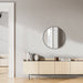 20-Inch Round Metal Wall Mirror