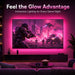 LED Lights for TV, 16.4ft TV LED Backlight for 45-75 Inch TVs, Strip Lights with Music Sync, Bluetooth APP and Remote Co