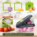 Vegetable Chopper, 12-in-1 Food Veggie Chopper Cutter with Container