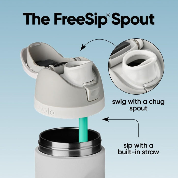 Owala FreeSip Stainless Steel Water Bottle 24 oz Denim