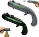 Cap Gun Bottle Opener, 2 Pack Bottle Cap Launcher Shooting Gun, Funny Party Opener for Men, Cool Gadget Present for Him - Black & Gray