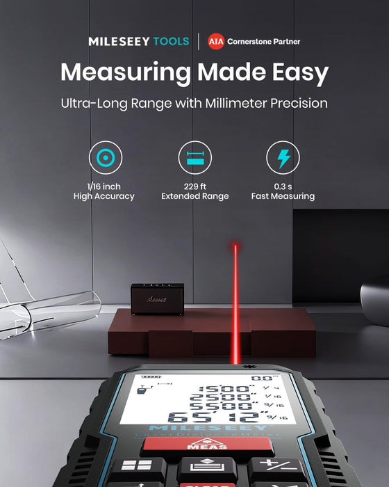 Laser Measure, Laser Measuring Tool with Angle Sensor