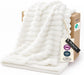 Soft Cozy Throw Blanket for Couch Decor Gift Off White 50"x70"