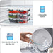10 Packs 22 oz Glass Meal Prep Containers, Gray