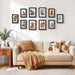 5x7 Picture Frames Set of 10 for Wall or Tabletop Display, Black