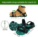 Lawn Aerator Shoes for Grass, Lawn Aerator as Grass Aeration Spiked Sandals with Durable Spikes and Adjustable Straps for Lawn and Garden Patio Grass.