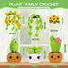 Crochet Kit for Beginners, Crochet Starter Kits for Adults, Amigurumi Craft Knitting Crocheting Kits with Step-by-Step V