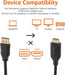 DisplayPort to HDMI Cable, Uni-Directional, 4K@30Hz, 1920x1200, 1080p, Gold-Plated Connectors for Enhanced Picture Quali
