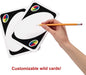 Giant UNO Card Game for Kid, Adult & Families, Color Blind Accessible & Customizable Large Deck