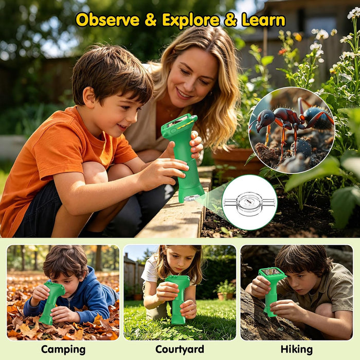 1000X Digital Microscope for Kids: 2.4" HD Screen 4K Image