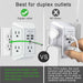 Wall Charger, Surge Protector,  5 Outlet Extender with 4 USB Ports