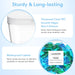Laundry Pods Container with Pop-up Lid, 0.72+0.5 gal, 3 Pcs