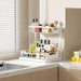 Under Kitchen Sink Organizers and Storage, White, 2 Pack