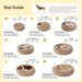 Calming Dog Bed Medium Size Dog Donut Washable Pet Bed,30ins Camel