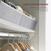 Closet Organizers Bins 6 Packs - Large Closet Shelf Organizer with Handles, Fabric Trapezoid Storage Bins, Collapsible S