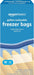 Reclosable Freezer Gallon Size Bags with Double Zipper Seal, Stand-Up Bottom, BPA Free, 90 Count (Previously Solimo)