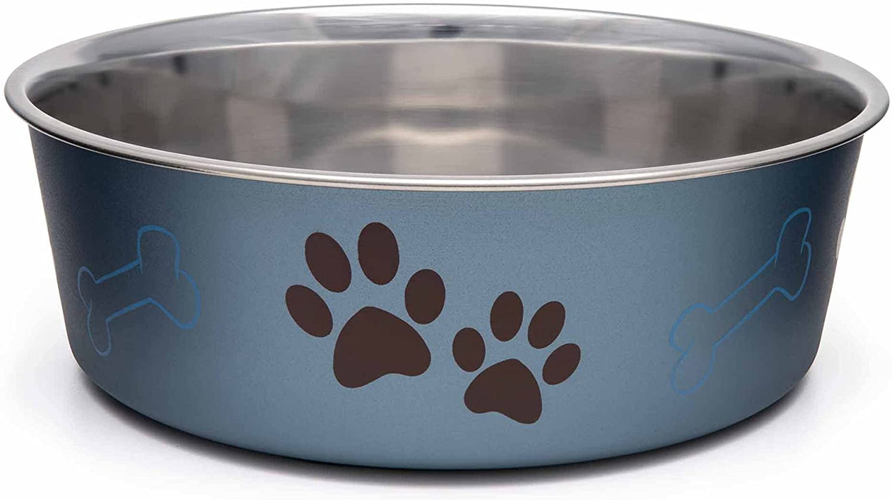 Bella Dog Bowls- Stainless Steel Dog & Cat Bowls - Spill Proof Dog Food Bowl, Cat Bowl, Puppy Essentials & Pet Supplies 
