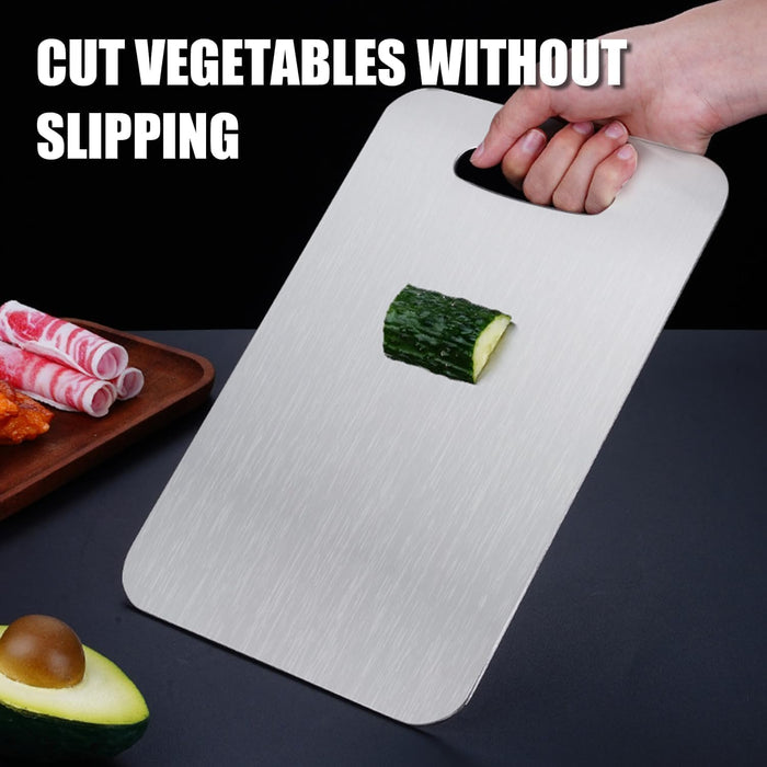 Titanium Cutting Board - 2026 New Upgrade 100% Pure Titanium Cutting Boards for Kitchen Double Sided Non Toxic Titanware