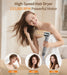 9-in-1 Hair Dryer Brush Kits, Curly Hair Dryer with Diffuser for Women
