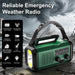 Hand Crank Emergency Radio, NOAA Weather Radio AM/FM,10000mAh