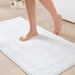 Splendor Reversible 100% Cotton Bath Rug, 21 x 34, White