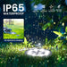 10 Pack Solar Ground Lights Outdoor, Backyard Decor Cool White
