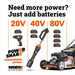 WORX 20V 12" 2-in-1 Cordless String Trimmer & Electric Lawn Edger, WG163