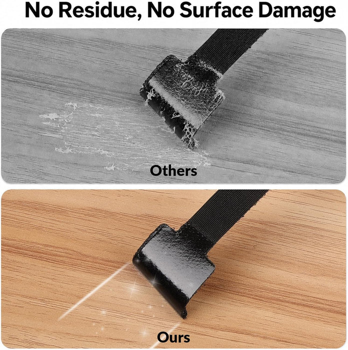 100 Pcs Cable Management Under Desk, Cable Ties, Cord Organizer Straps